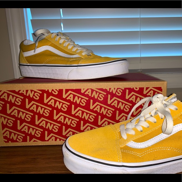 mustard old skool vans